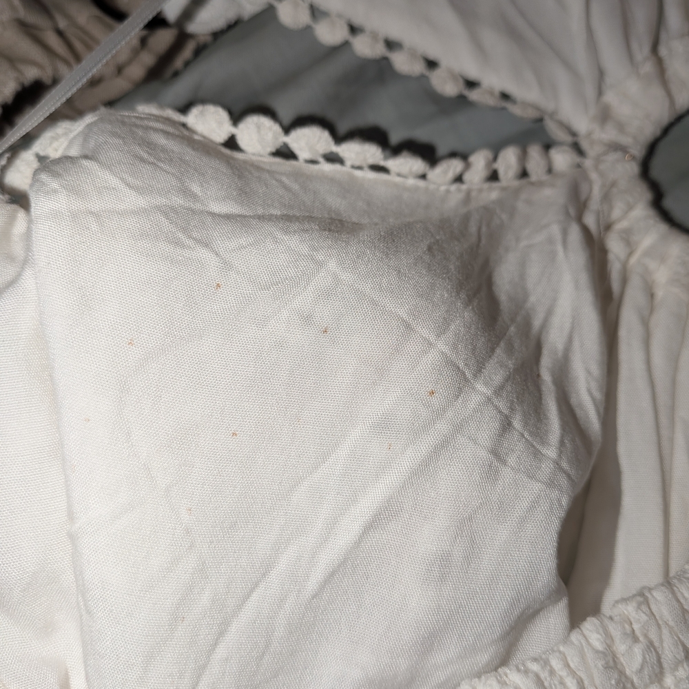 Petal & Pup White Eyelet Maxi Dress with Ring Detail - Picture 7 of 7